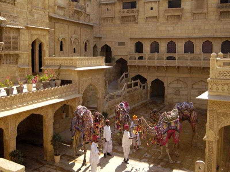 Hotel Narayan Niwas Palace Jaisalmer Exterior foto