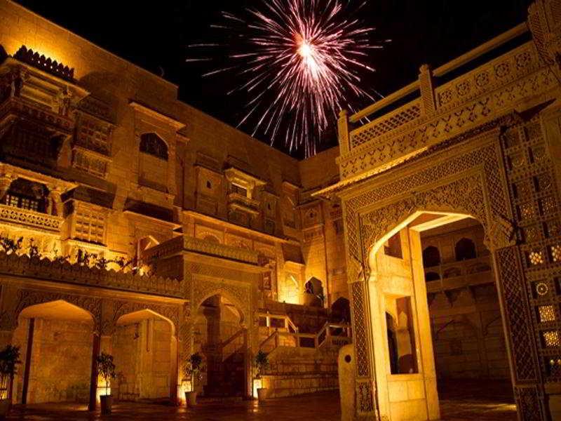 Hotel Narayan Niwas Palace Jaisalmer Exterior foto